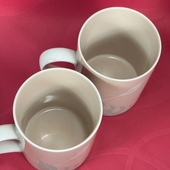 set of 2 Fitz & Floyd Japan Calla Lily coffee mugs - Picture 4 of 7